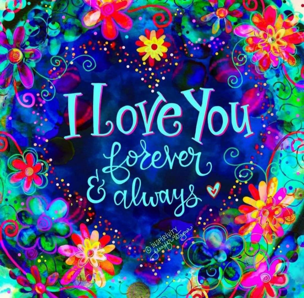 Love Is Together Forever Through The Expressions of Human Kind And All Other Sentient Species.  God is love and anything other is dark grey in origin.