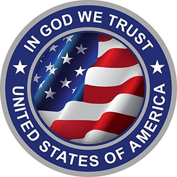 United States Of America ~ In God We Trust Analog Style